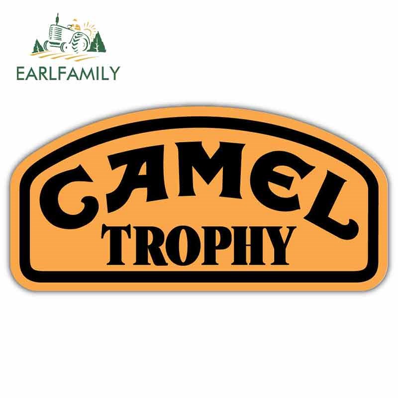 EARLFAMILY Car Sticker Camel Trophy Decal Vinyl Rearview Mi