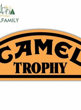 EARLFAMILY Car Sticker Camel Trophy Decal Vinyl Rearview Mi