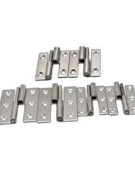 HFT51-40/64/75 HFT52/HFT56/HFT57不锈钢拔插蝶形铰链替代怡合达