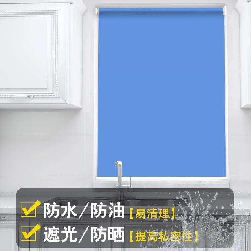 超宽电动卷帘窗帘全遮光定制会议背景幕布广告logo图案办公室防风