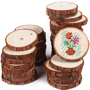 Decorations Round 厂家3 DIY Wood Slices Circles 12cm Discs