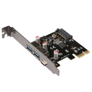 e转USB3.1Type 转接卡 C扩充卡USB3.0A扩充卡V可正反插 PCI DIEWU