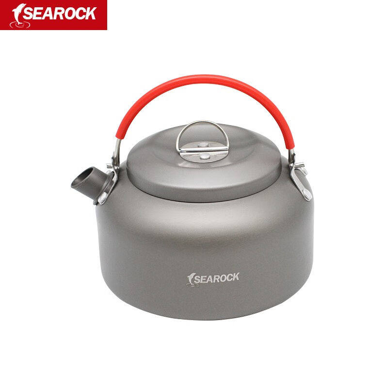 海岩户外咖啡壶i茶壶可携式烧水壶露营开水壶不锈钢茶壶野外烧水
