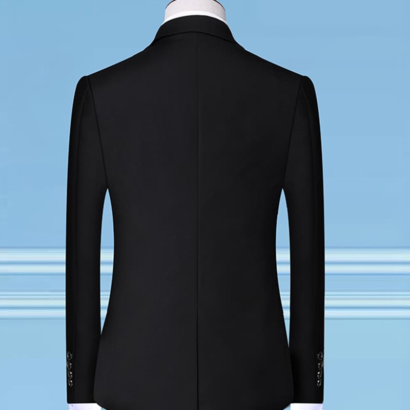 工厂销男士职业西服套装伴郎韩版结婚礼服商务正装V外套修身休闲
