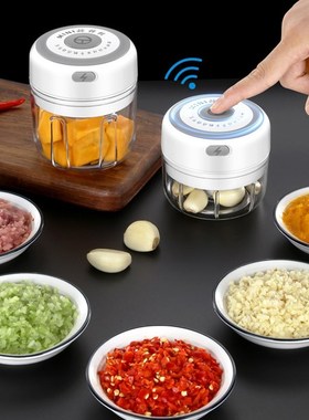 Vegetable Chopper Electric Garlic Masher Sturdy Grinder Meat