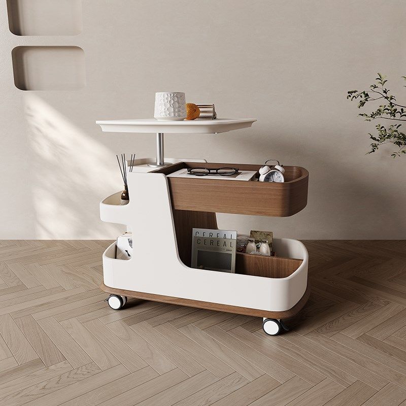2024新款实木客厅沙发边几柜可移动升降小户型推车卧室床头柜茶几,住宅家具,移动边几/推车,淘宝优惠券,粉丝福利购,淘宝优惠卷
