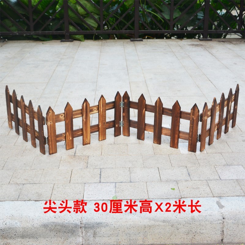 速发Wooden Fence Courtyard Indoor Garden Decoration Fence Ki 玩具/童车/益智/积木/模型 其他玩具枪 原图主图