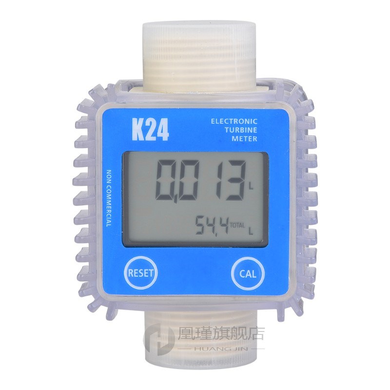 Digital K24 Turbine Flow Meter Water FueLl Flow Water Meter