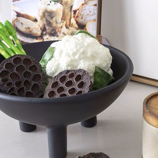 摆 新品 新中式 e简约风样板间厨房装 饰品组合麦饭石锅具研磨器软装