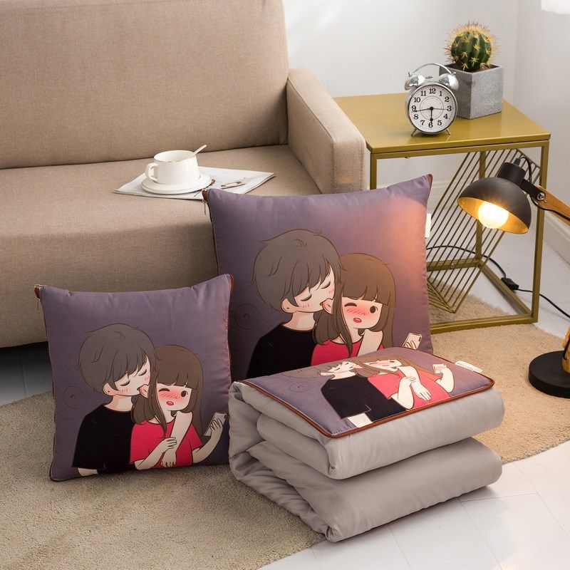 车里抱枕被子两用个性可爱办公室午睡被车载枕头车内靠枕靠垫四季