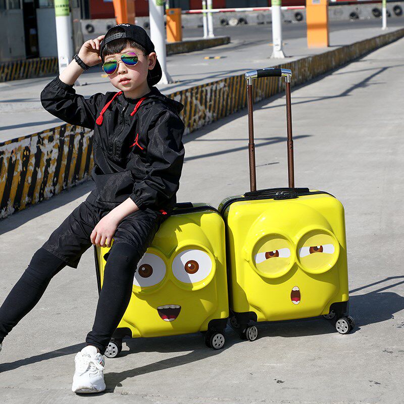 定制卡通儿童拉杆箱宝宝行李箱18寸小孩男女密码锁户外旅行箱20寸