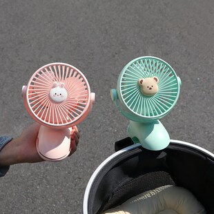 宠物推车电风扇小型夹子静音风扇可充电夹式夏天电扇电动便携配件