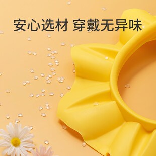 儿童洗头挡水帽婴k儿洗澡神器遮水小孩浴帽女宝宝洗发帽子防水护
