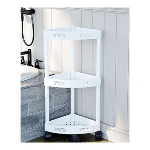 厨房置物架落地墙角脚三角形洗澡卫生间浴室转角多层厕所收纳架子