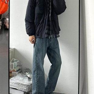 裤 男装 潮牌工装 男生2024新款 男 高级感日系夹克外套一整套休闲套装