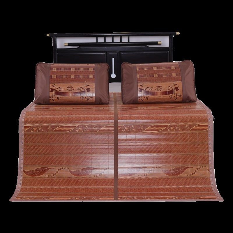 竹席凉席1.5米夏季学生宿舍单双人家用可折叠1.8m双面两用草席子,床上用品,竹席,淘宝优惠券,粉丝福利购,淘宝优惠卷