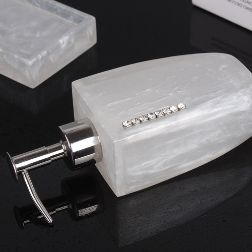 镶钻卫浴五件套洗漱套装浴室用品套件简约卫生间刷牙杯漱口杯套装