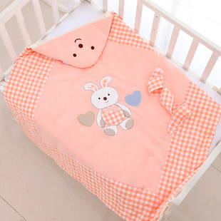 包被出院冬季新生儿婴儿抱被纯棉宝宝小J被子盖毯春秋初生冬季用