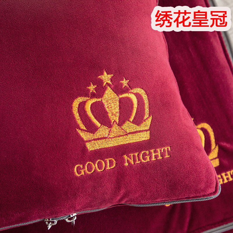 红色抱枕被加绒加厚被子抱枕两用冬季盖被车载靠垫被沙发毛绒靠背,居家布艺,抱枕被,淘宝优惠券,粉丝福利购,淘宝优惠卷