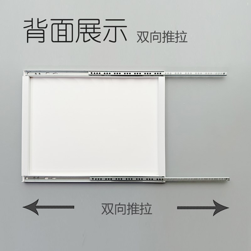 超薄推拉弱电f箱装饰画现代简约极薄电表箱遮挡纯白哑光电箱盖板