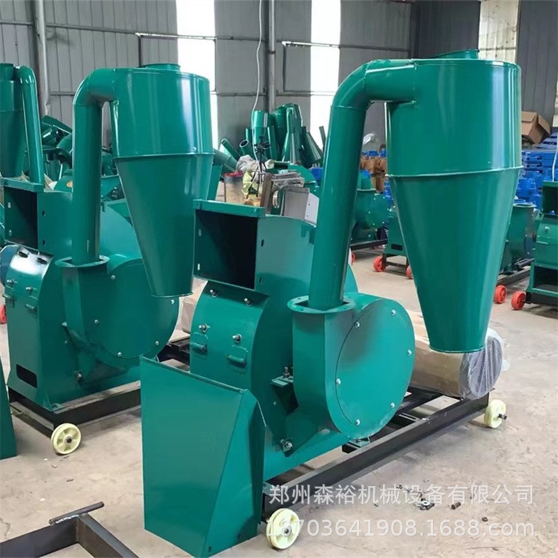 玉米芯粉碎机 秸秆饲料草料花生壳打碎机 鸡鸭牛羊养殖打料机