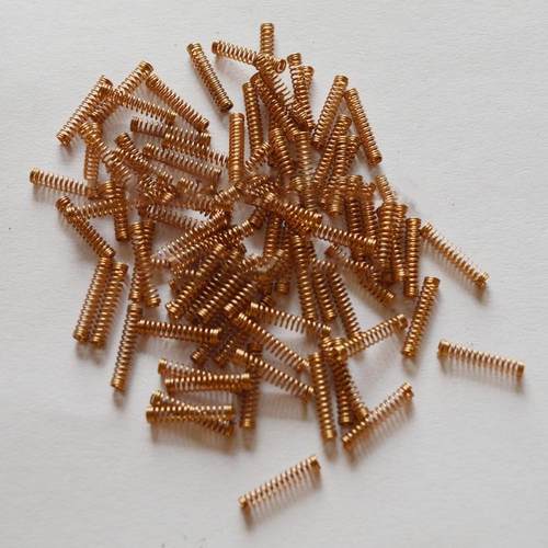 铜弹簧 导电铜丝弹簧 磷铜线压簧压缩弹簧 导电拉簧扭簧弹簧定做