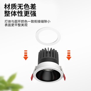 筒灯补救圈外环开孔大开错孔补救变小圆环射灯面环补救天花板洞口