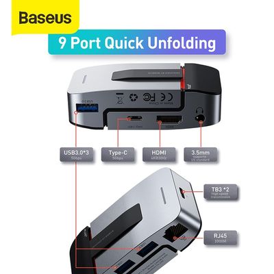 速发USB C HUB to HDMI Adapter Dock USB 3.0 for MacBook Pro 3