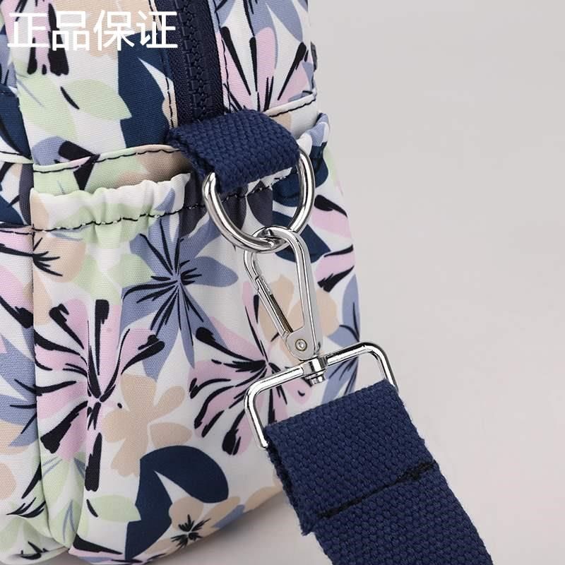 新品新2024秋冬款帆布包时尚手提包妈妈背包轻便印花斜挎包牛津布