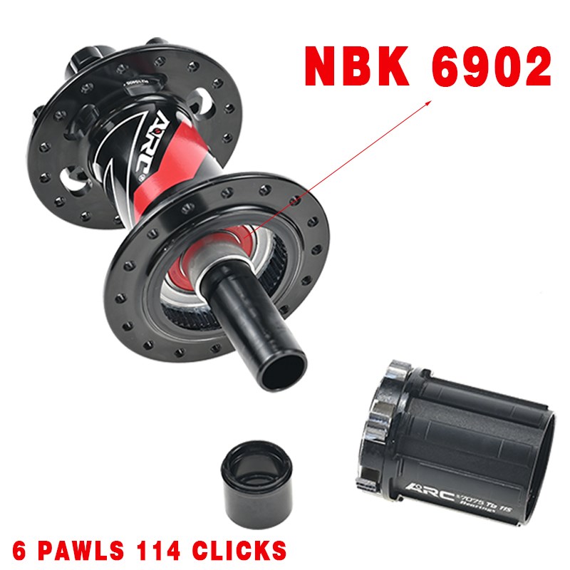 MTB Hub 28H / 32H / 36H Micro Spline 12 Speed Disc Brake Bea