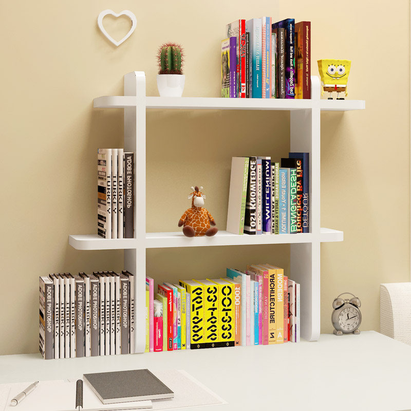 飘窗柜桌上小书架简易 学生书桌收纳架 办公室桌面置物架现代简约,住宅家具,书架,淘宝优惠券,粉丝福利购,淘宝优惠卷