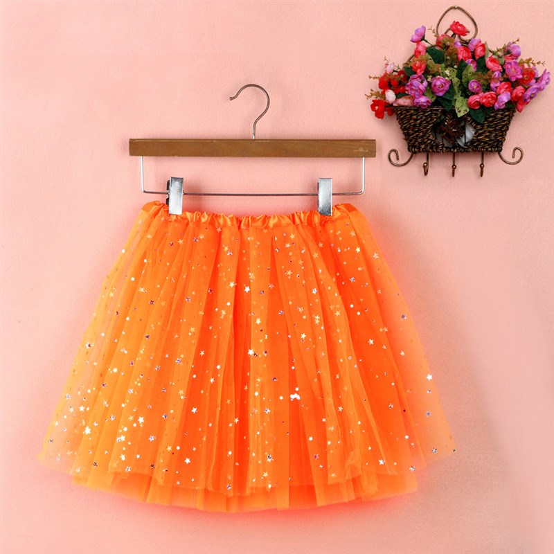 速发Women Princess Skirt Tulle Skirt Pleated Dance Tutu Skir