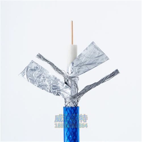 铜芯高清3D数字有线电视线7w5-5四屏蔽同轴电缆线户户通线闭路线