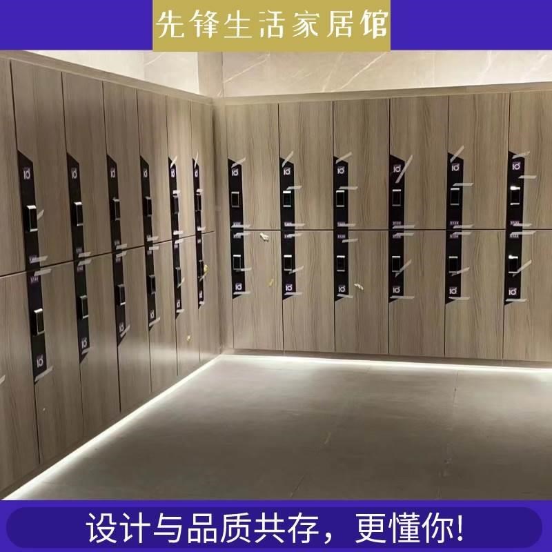 木质更衣柜实木储物柜员工宿舍衣柜健身房游泳馆W浴场洗浴中心