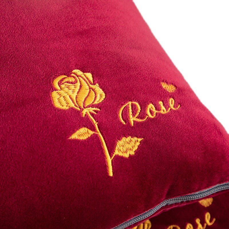 红色抱枕被加绒加厚被子抱枕两用冬季盖被车载靠垫被沙发毛绒靠背,居家布艺,抱枕被,淘宝优惠券,粉丝福利购,淘宝优惠卷