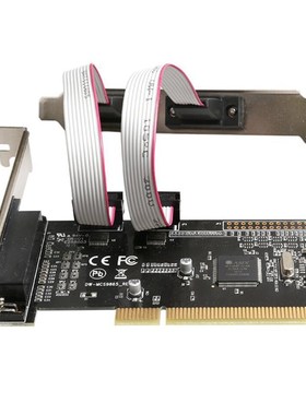 PCI To RS232 9Pin Serial Port COM  DB25 Parallel Port LPT 25