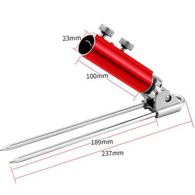 网红Double Screw Fishing Rods Holder Plug Removable Fish Tel