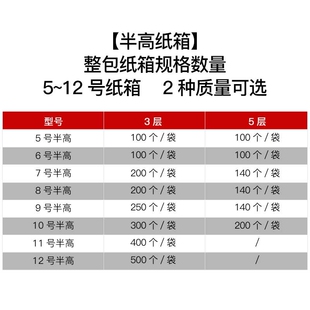 整包纸箱打包快递淘宝纸箱4 极速正鑫包装 12号淘宝快递纸箱子