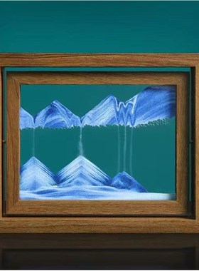 创意流沙画摆件客厅o电视柜玄关酒柜装饰品生日解压轻奢家居饰宇