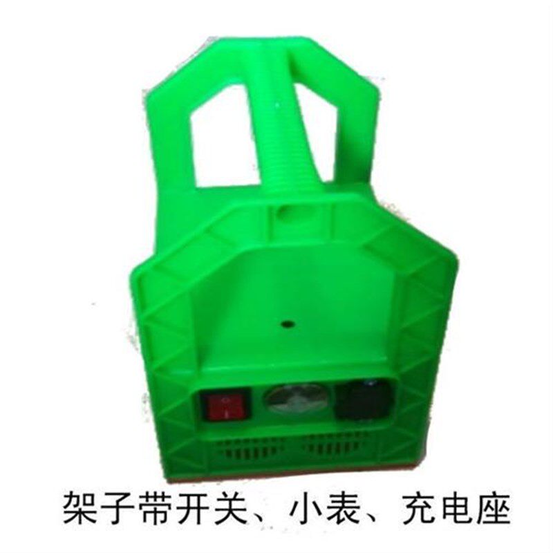 小众高货塑料架子手提式喷雾器固定架12v农用电动喷雾器双核泵水