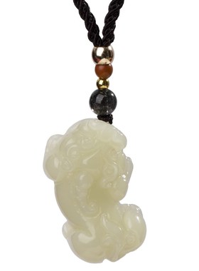 和田玉貔貅吊坠小巧女款玉貔恘项链白玉玉石貔恘皮丘玉坠挂件男女