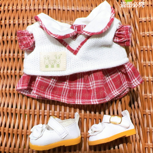 现货20cm无属性n娃衣合集夏季棉花娃娃连衣裙玩偶公仔裙子套装