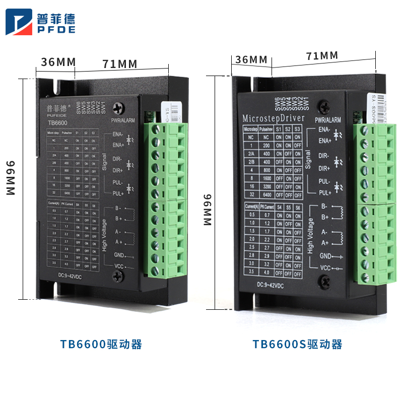42/57步进电机驱动器TB6600升级版32细分 4A DC9-42V现货保障包邮-封面