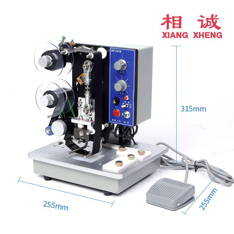推荐厂销厂促241B电动色带打码机全自动打生产日期钢印标签仿喷