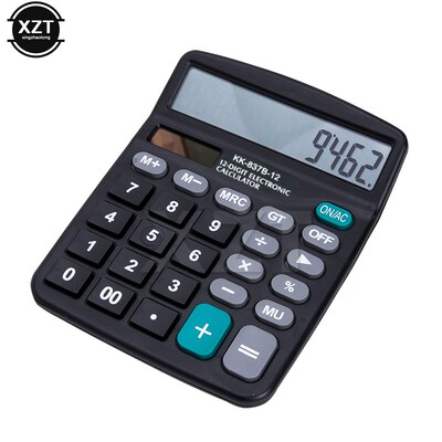 1pcs Office Commercial Calculator Calculate Tool Battery Pow