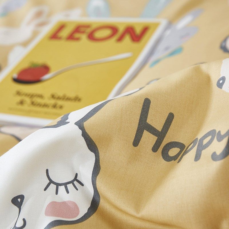 纯棉学生宿舍床上三件套可爱卡通全棉A类上下铺床单被套0.9米床品,床上用品,学生床品套件,淘宝优惠券,粉丝福利购,淘宝优惠卷