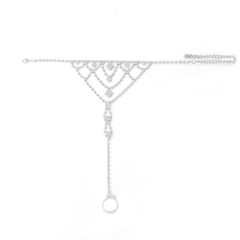 欧美跨境热销水钻脚饰 沙滩度假时尚G百搭简约连指脚链脚环女,服饰配件/皮带/帽子/围巾,其他配件,淘宝优惠券,粉丝福利购,淘宝优惠卷