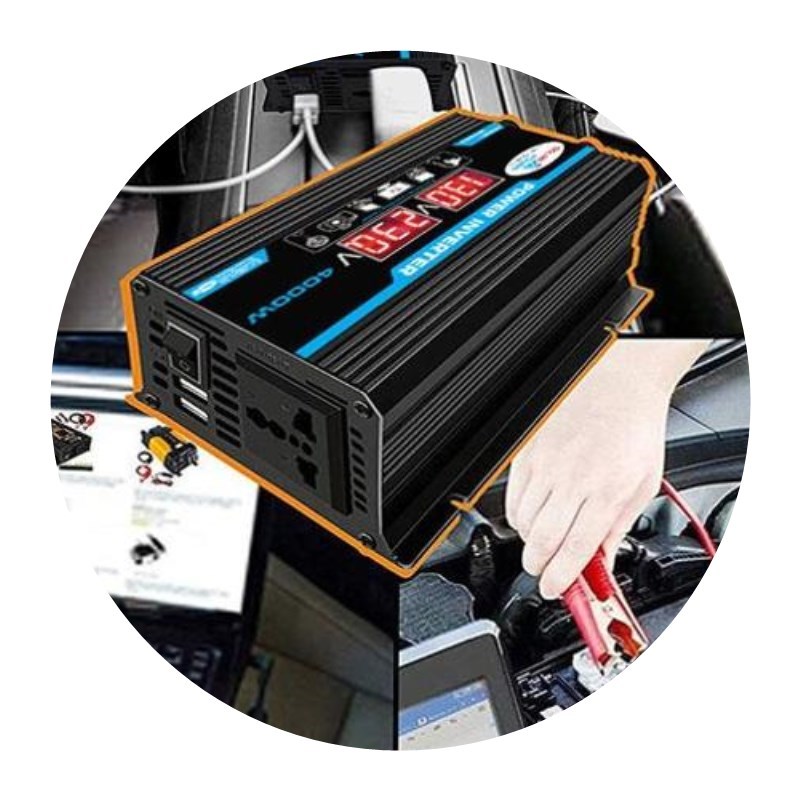 4000W Digital Inverter 12V o 220V Modified Sine Wave Invert-封面