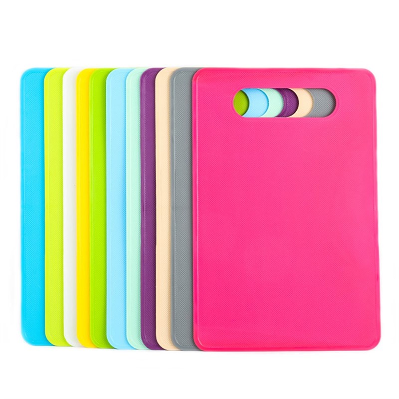 Hot 1pc plastic candy color chopping board non-slip matte ve