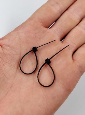 小号自锁式尼龙扎带3*60 80100mm细小一次性塑料扎带束线带